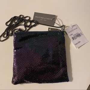 Whiting and Davis metallic bag (new with tags)